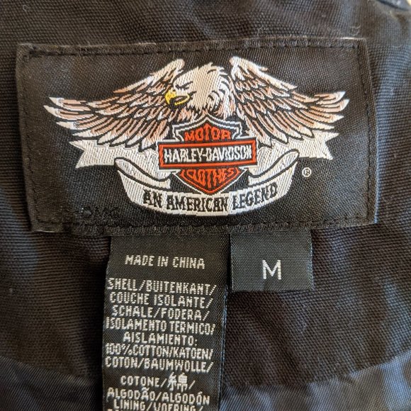 Harley-Davidson Black Denim Jacket - Picture 8 of 9